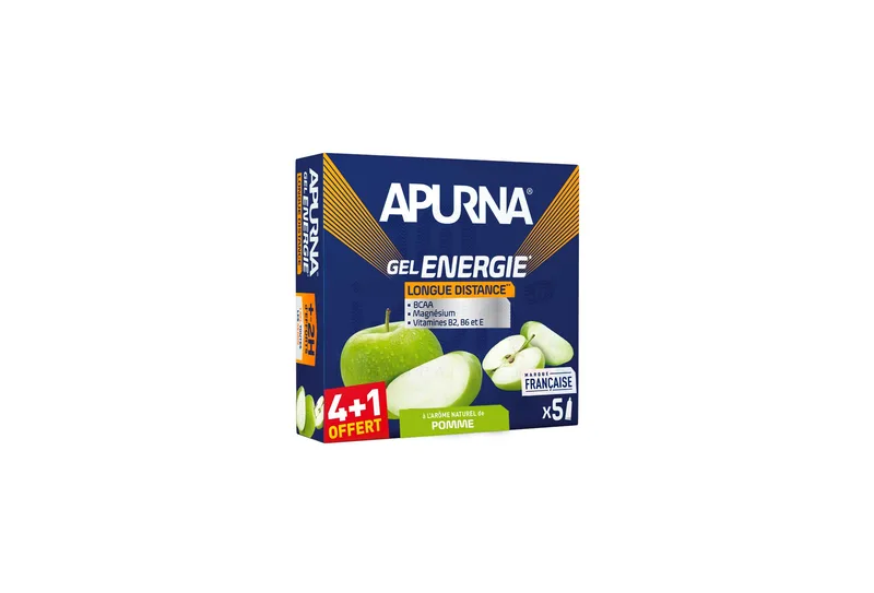 Apurna Étui gels longue Distance 4+1 - Pomme