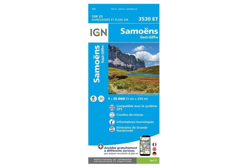 Carte IGN Samoëns 3530ET