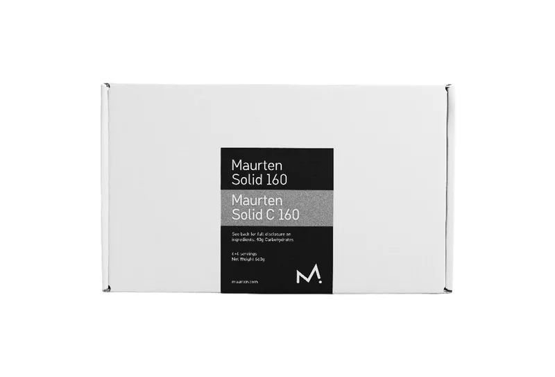 Maurten Mix Box Solid 160 et 160 Cacao - 12 barres