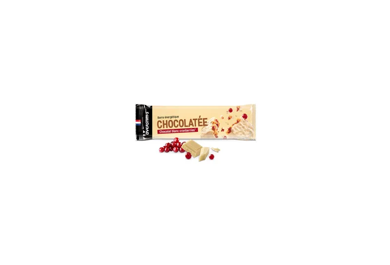 OVERSTIMS Barre Chocolatée - Chocolat blanc/cranberries